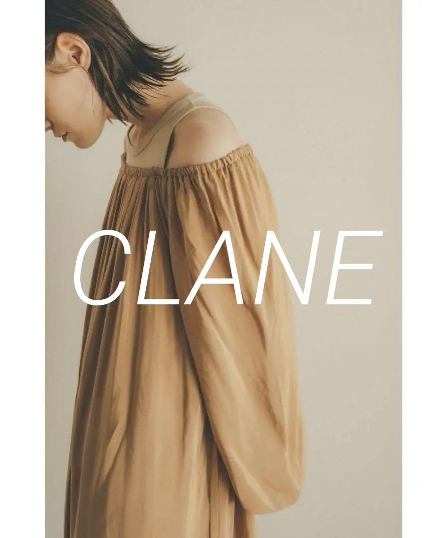 CLANE 2WAY LAYERED GATHER ONE PIECE ベージュ