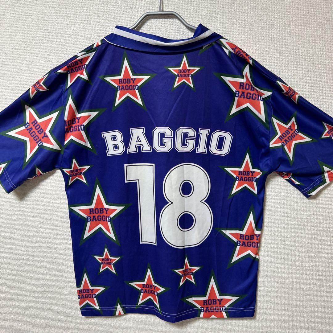 ロビー・バッジョ プリント スポーツシャツ