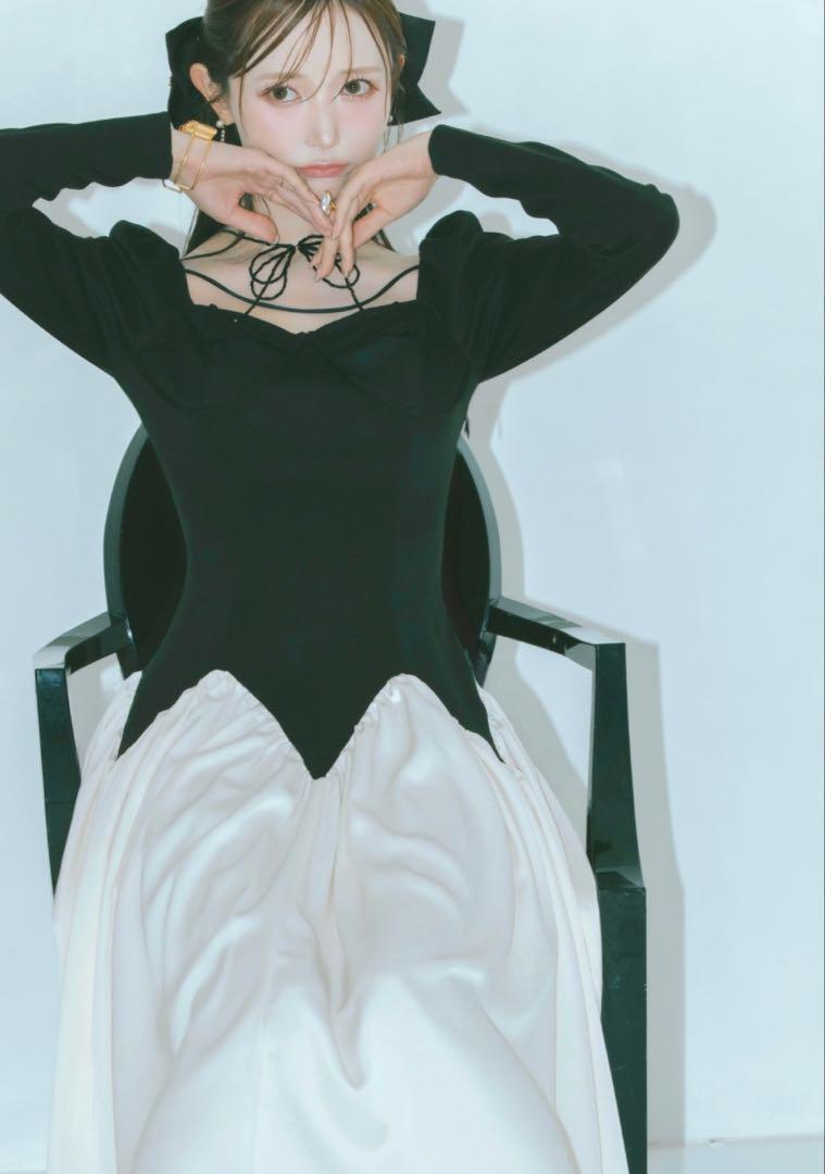 《美品》crayme Classical Muse Dress black