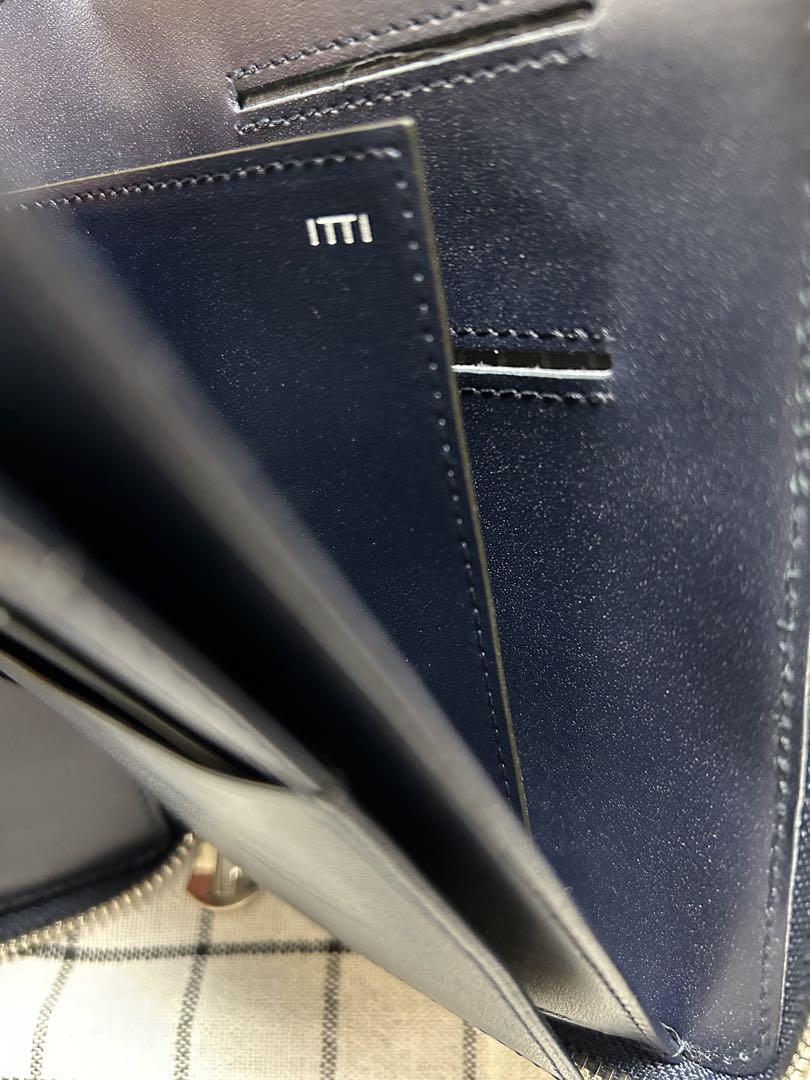 ITTI イッチ 財布　クロコダイル　INDIGO