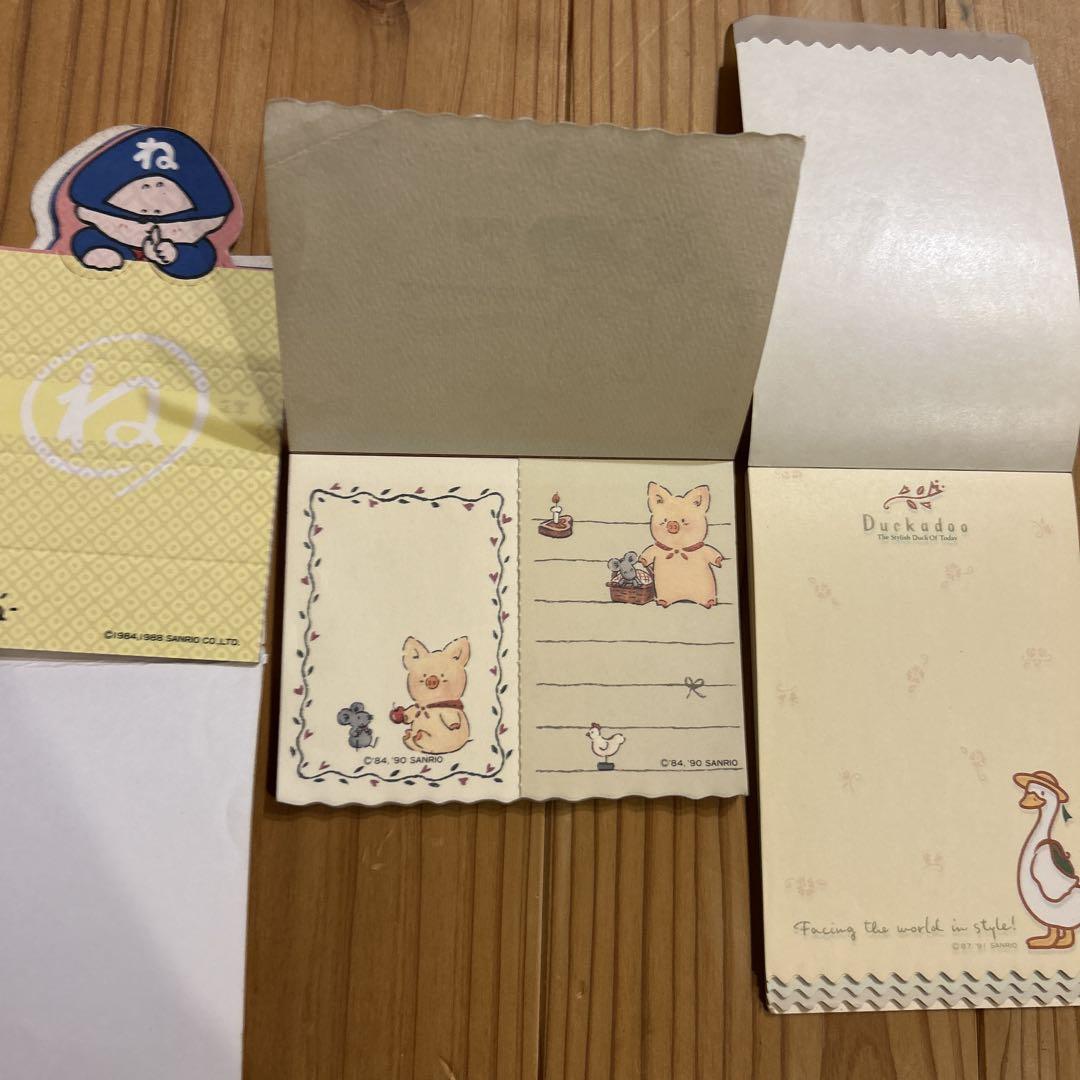 昭和　レトロ　メモ帳　サンリオ　希少