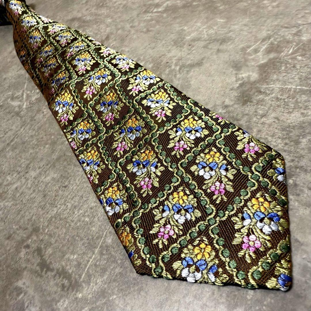 【✨極美品✨】Paul Smith ポールスミス ネクタイ 花柄 希少 シルク