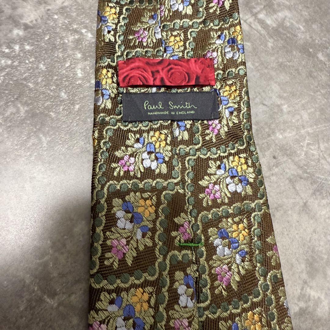 【✨極美品✨】Paul Smith ポールスミス ネクタイ 花柄 希少 シルク