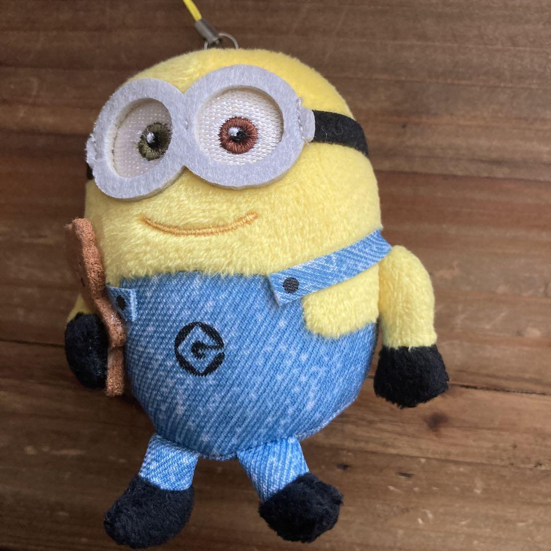 USJ ミニオン BOB ぬいぐるみ ストラップ キーホルダー - メルカリ
