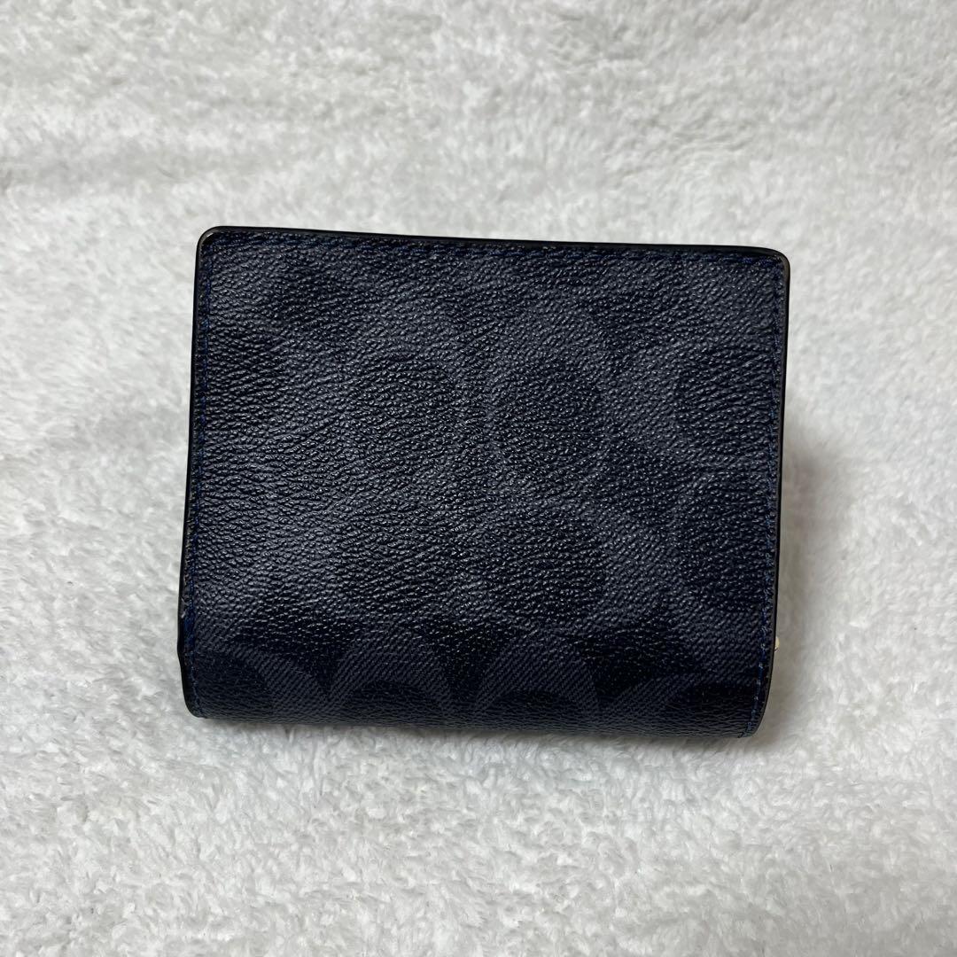 COACH コーチ 2つ折り財布 シグネチャー　袋付き