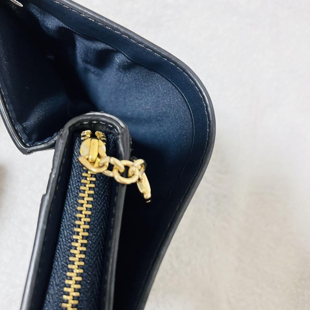 COACH コーチ 2つ折り財布 シグネチャー　袋付き
