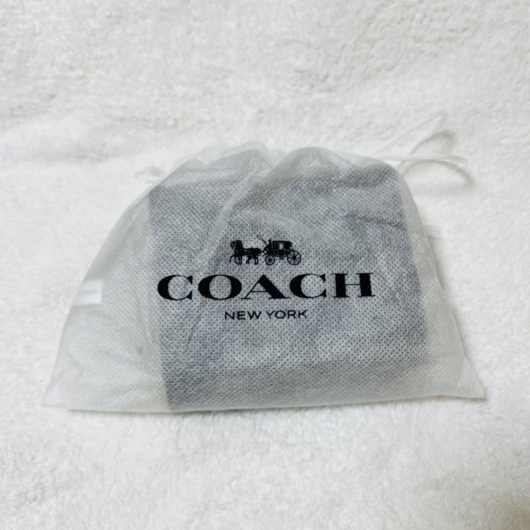 COACH コーチ 2つ折り財布 シグネチャー　袋付き