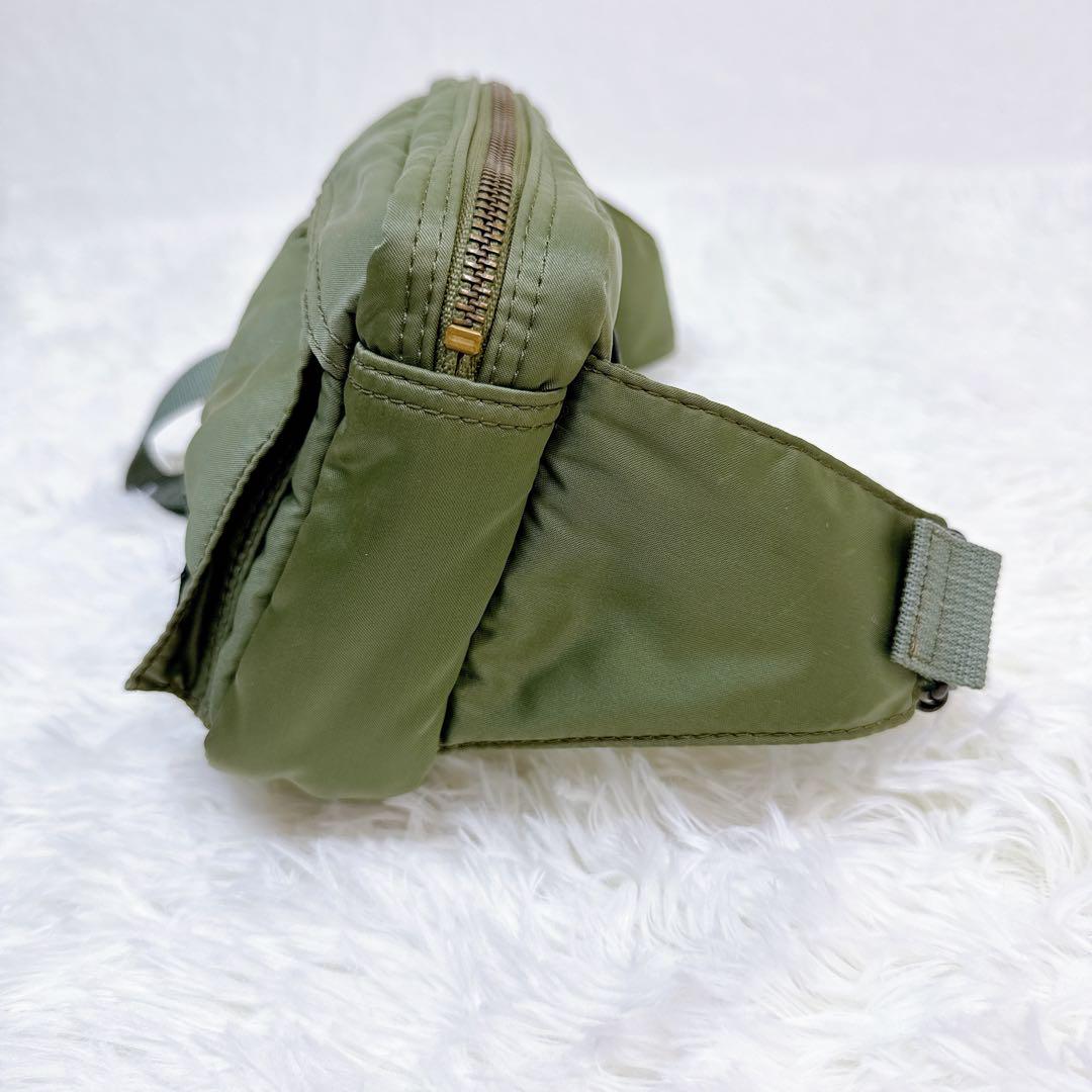 【良品】PORTER ポーター タンカー セージグリーン カーキ 2way
