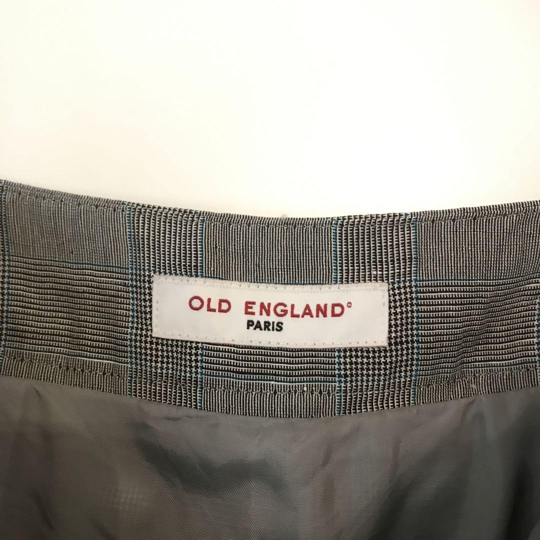 OLD ENGLAND チェックスカート 34