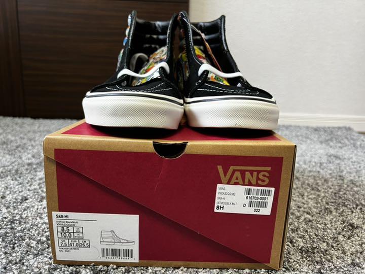 スニーカー ⭐️新品未使用⭐️VANS✖︎atomos SK8-HI Emoji jQm2S-m76197114840 ╒ハイカット