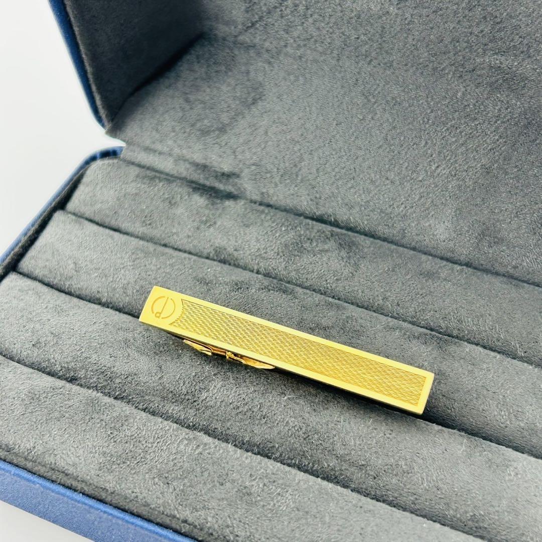 2881 dunhill ダンヒル ネクタイピン 金 ゴールド - メルカリ