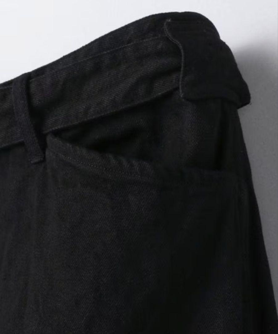 パンツ COMOLI 25SS DENIM BELTED PANTS / 1