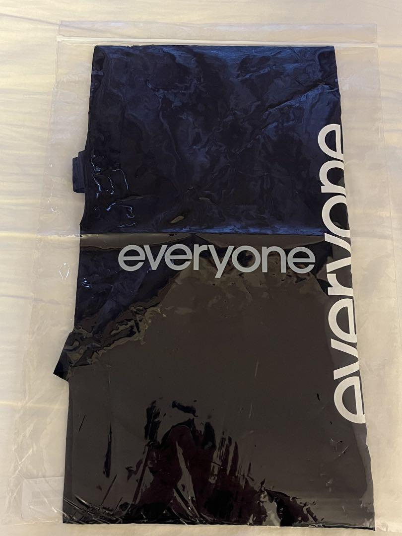 everyone ナイロンロゴトートバッグ ネイビー