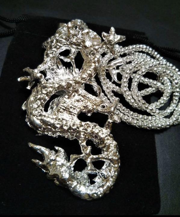 ドラゴン ネックレス ヴィンテージ  アクセサリー 龍 レトロ