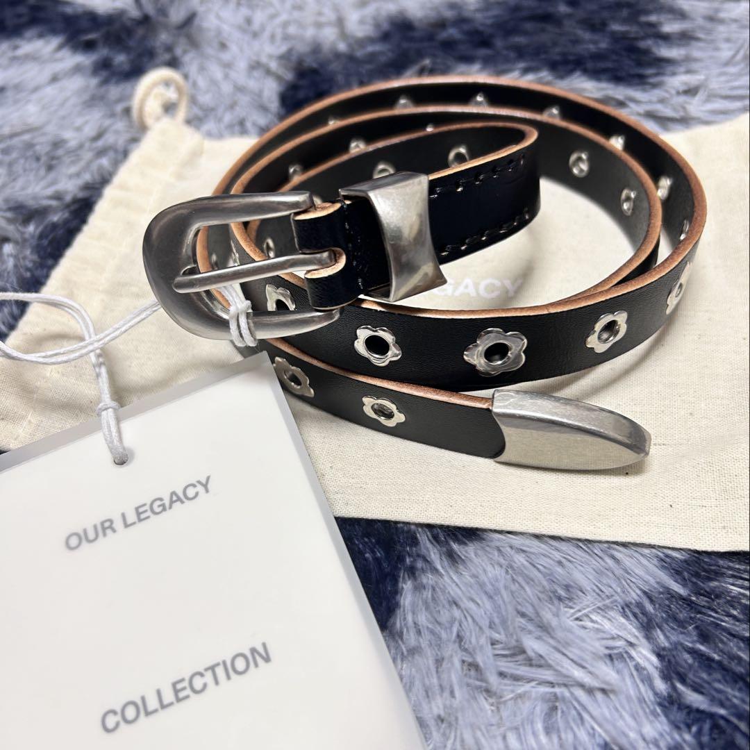 our legacy アワーレガシー Flowers On Leather Our Legacy アワーレガシー Flowers On 90cm ベルト - メルカリ