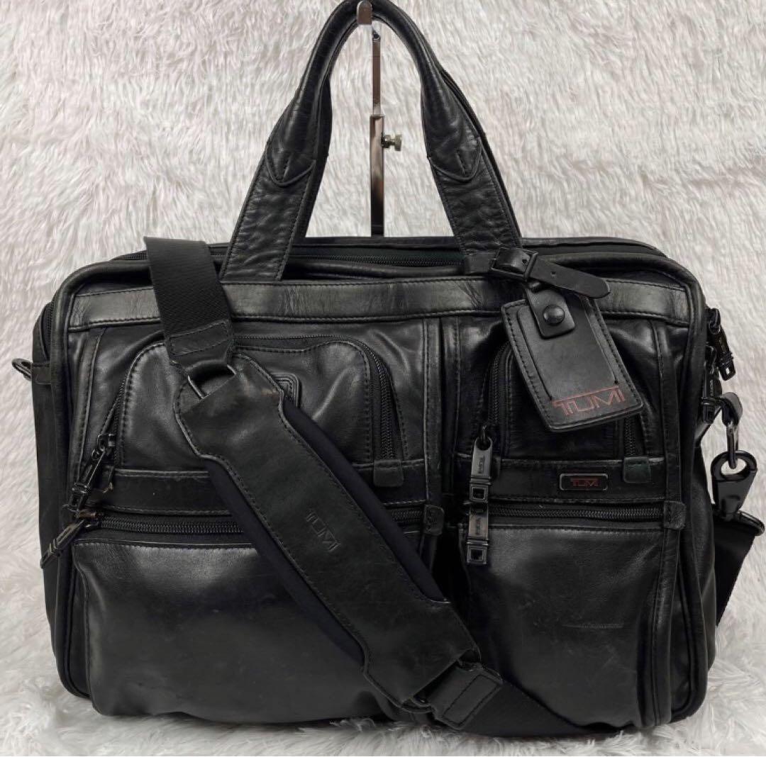 TUMI レザー ビジネスバッグ　96141DH 2way ショルダーバッグ