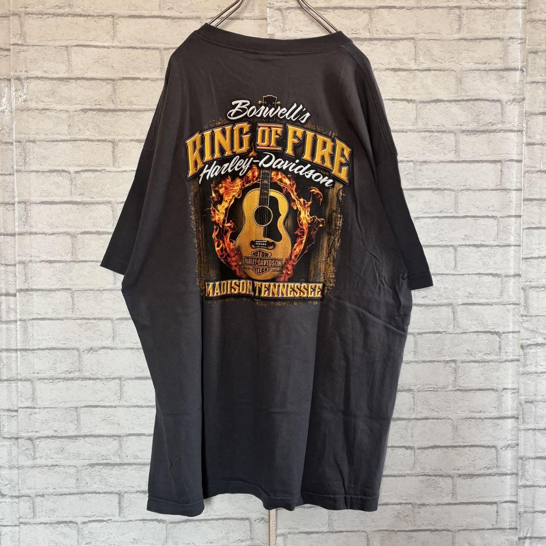 HARLEY DAVIDSON グラフィックTシャツ ダークグレー XL - メルカリ