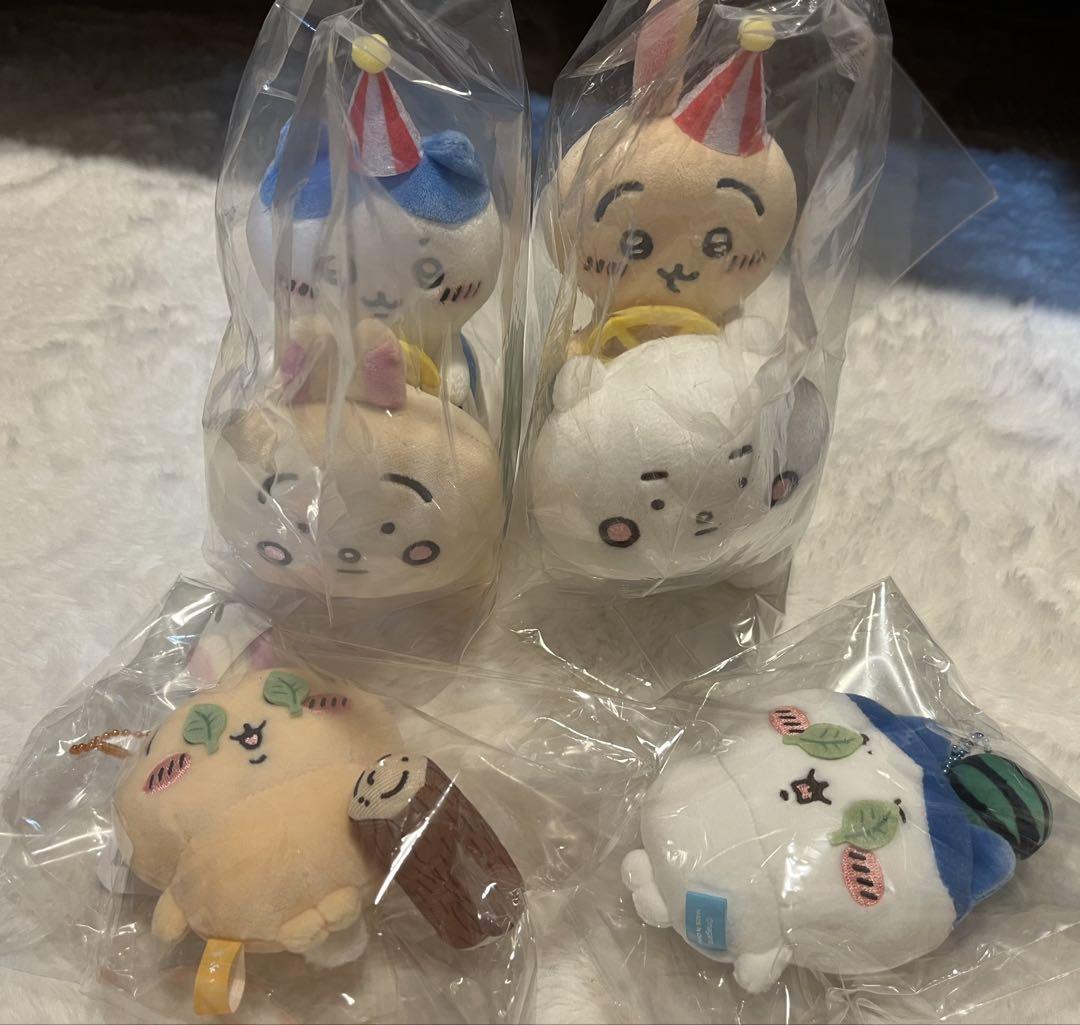 ちいかわらんど ちいかわ ハチワレ うさぎ ぴーぽぽぬいぐるみ