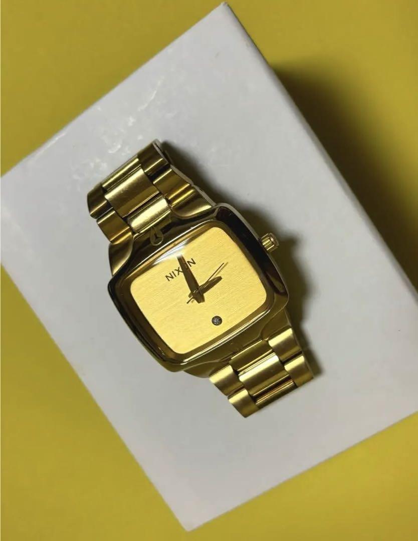NIXON Player ゴールド 時計 A140509箱付き