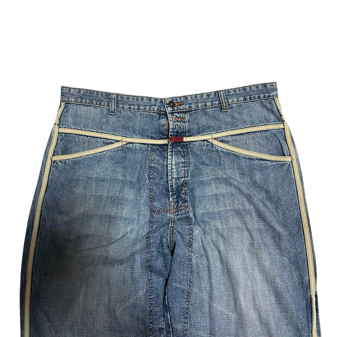 MARITHE FRANCOIS GIRBAUD 極太 ワイド デニムパンツ