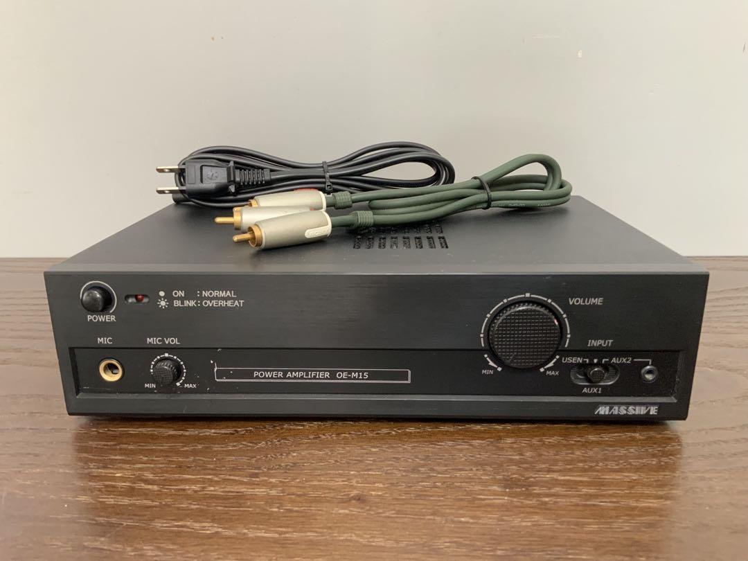 【美品】オースミ電機　OE-M15　モノラルパワーアンプ ジャンク】オースミ電機 MASSIVE モノラル パワーアンプ OU-15Ⅱ
