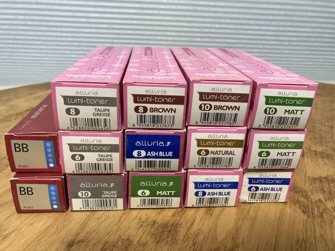 alluria.カラーリング剤 12本セット.materia 新品未使用