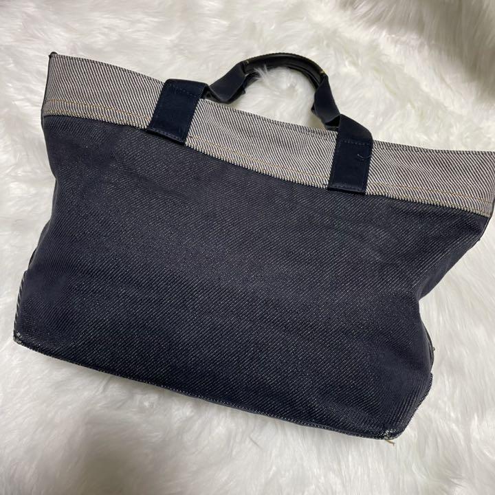 れなし⋉ 美品 デニム A4可 肩がけ 青 fLcvX-m76209793138 コーチ デニム キャンバス トートバッグ ありません