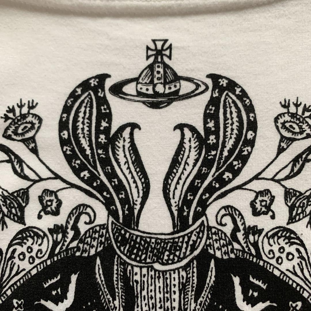 Vivienne Westwood Tシャツワンピース 白 スカル オーブ