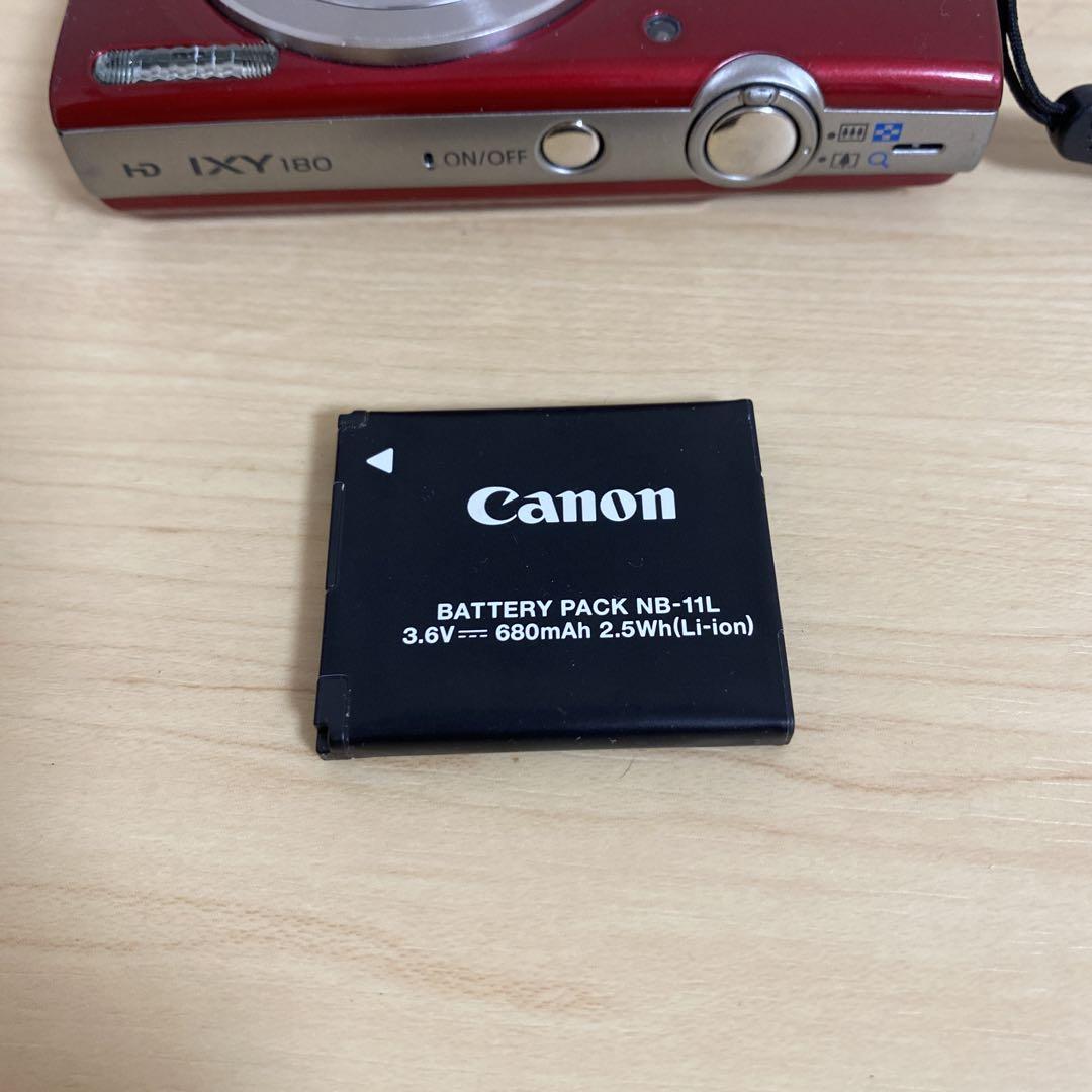 Canon IXY デジカメ 180 レッド