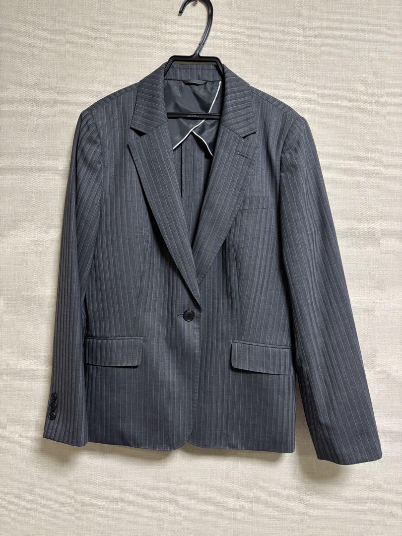 【メール便不可】 美品】洋服の青山エヌラインスーツパンツセットアップ事務服 スーツ・フォーマル・ドレス