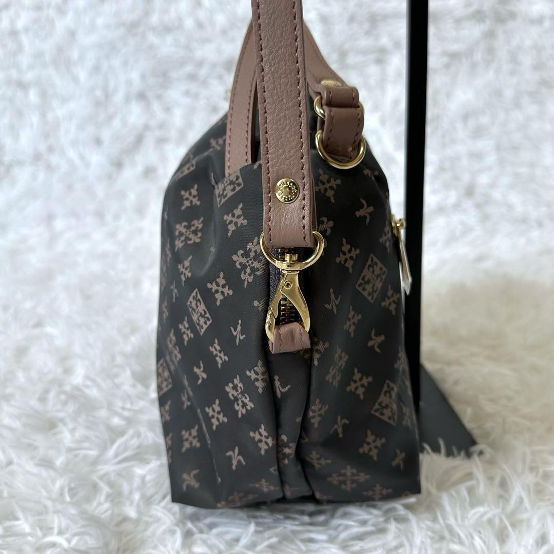 新品✨ラシット 2way ハンド ショルダーバッグ ナイロン×レザー