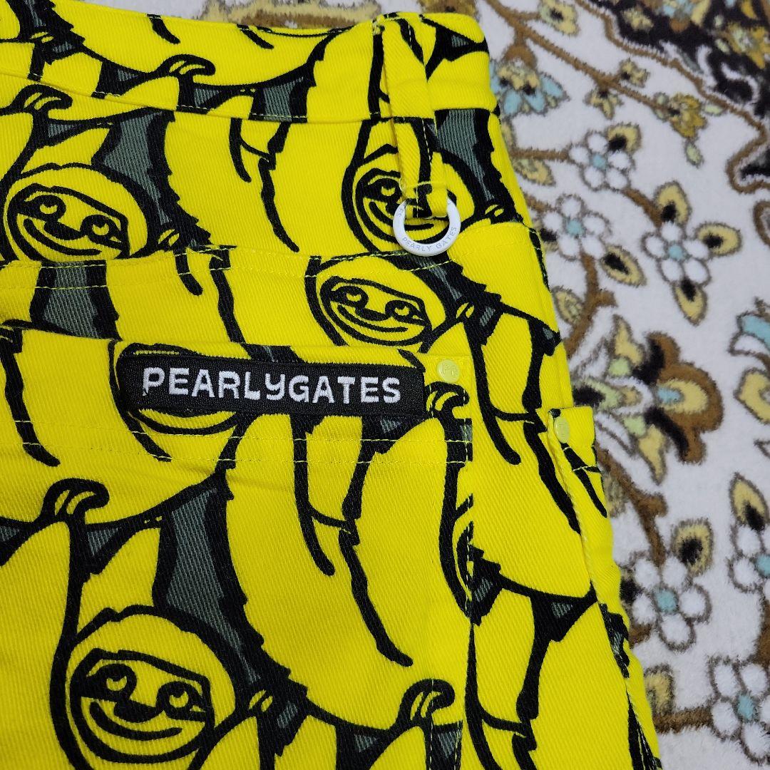 お値引きPEARLY GATES モンキー柄 レディースゴルフスカート
