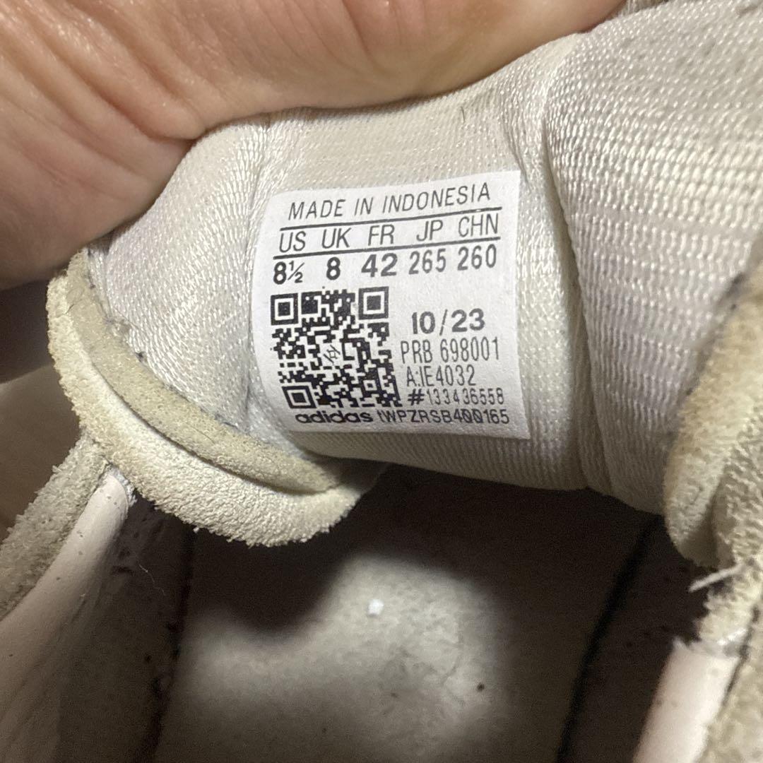 adidas Tieg スエードシューズ グレー