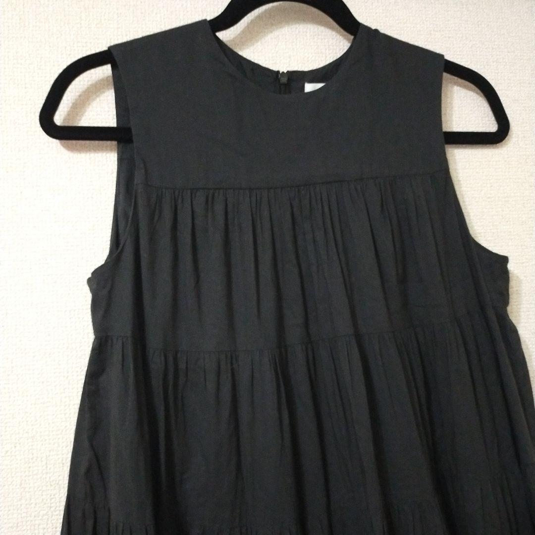 MARIHA ミューズのドレス ショート ブラック オニキス ティアード