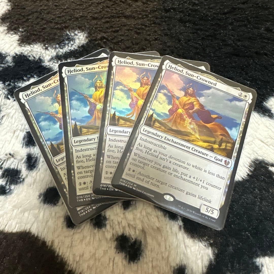 【Foil】《太陽冠のヘリオッド/Heliod, Sun-Crowned》4枚