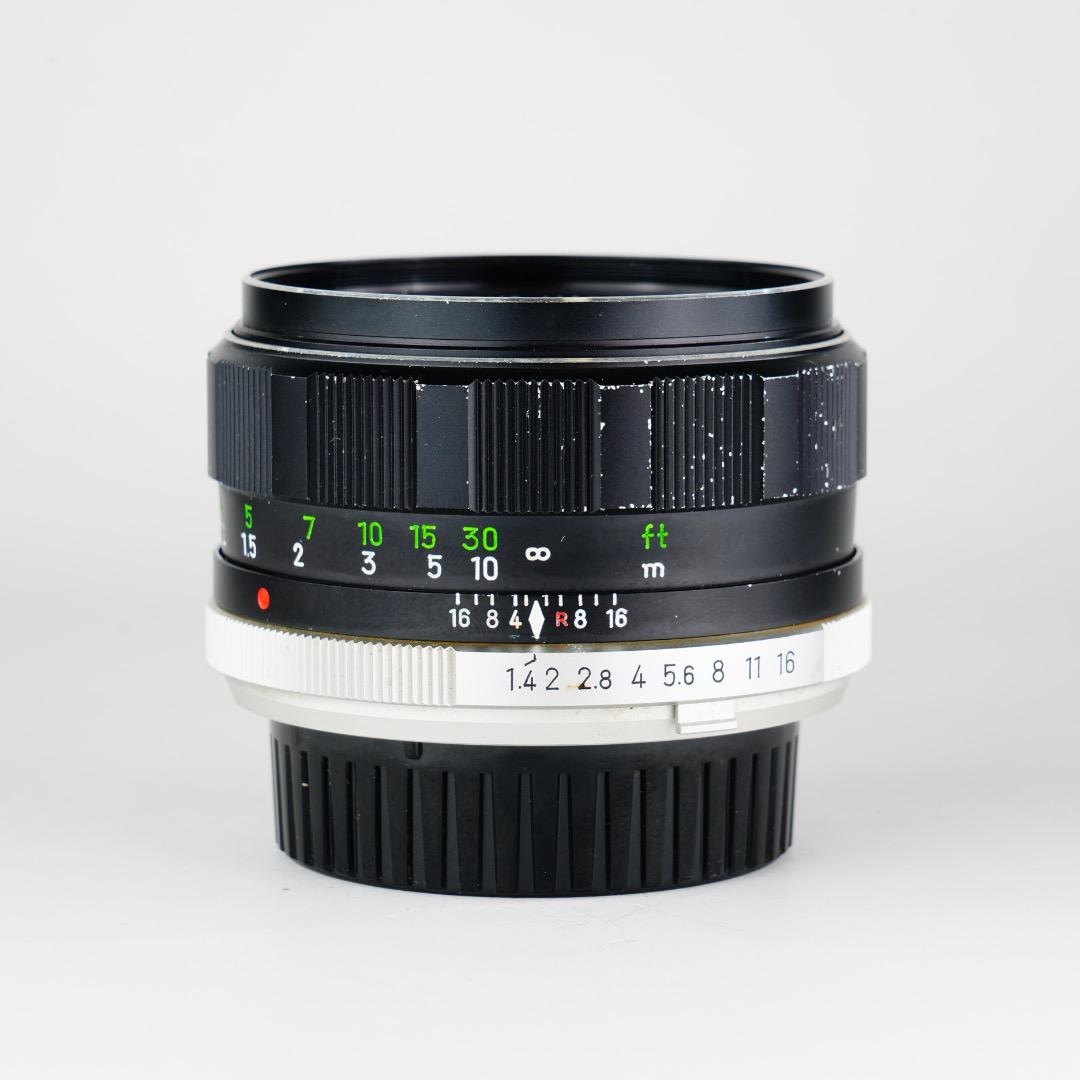 【虹色ゴースト】ミノルタ MC-ROKKOR PF 58mm F1.4 後 30