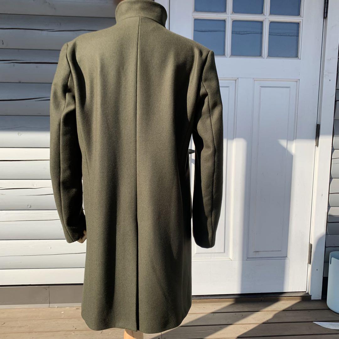 極美品☆ZARA アシンメトリーカラーチェスターコート　✨