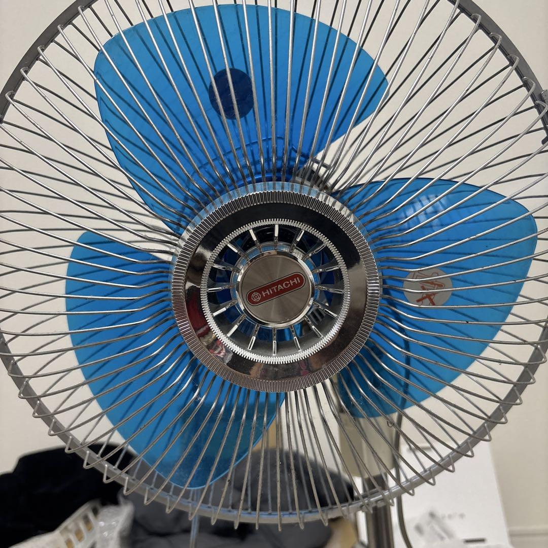 ジャンク品　昭和　レトロ　扇風機　大型　日立　昭和レトロ家電　オブジェ ジャンク品 昭和 レトロ 扇風機 大型 日立 昭和レトロ家電
