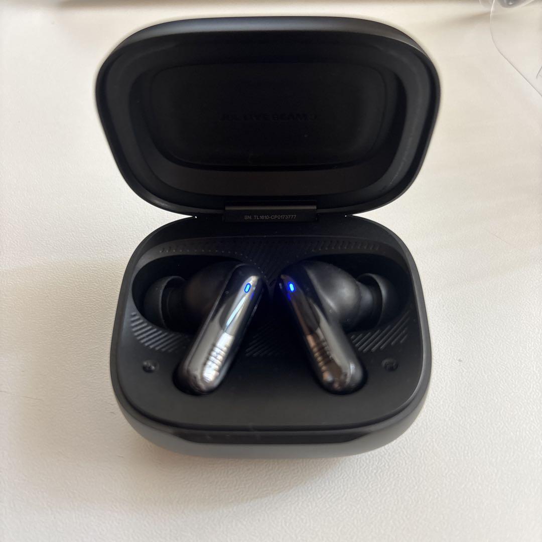 【保証書付き】JBL LIVE BEAM 3 ブラック　ワイヤレスイヤホン