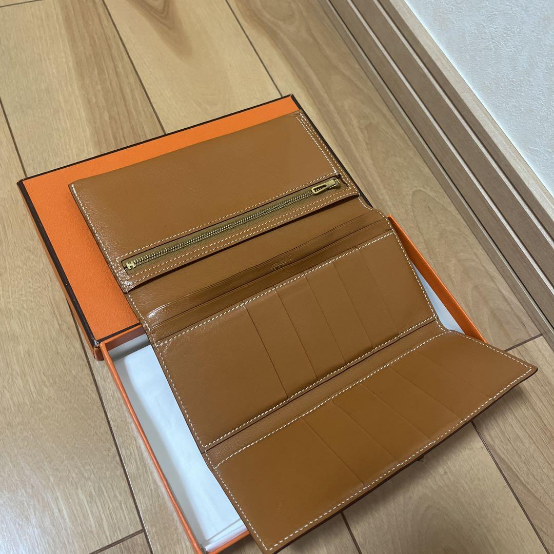 最安値に挑戦中 HERMES エルメス べアン 三つ折り 長財布 最安値に挑戦中 HERMES エルメス べアン 三つ折り 長財布