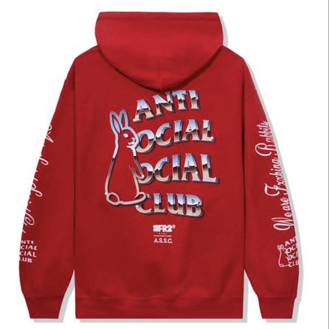 FR2 × anti social social club パーカー Lサイズ