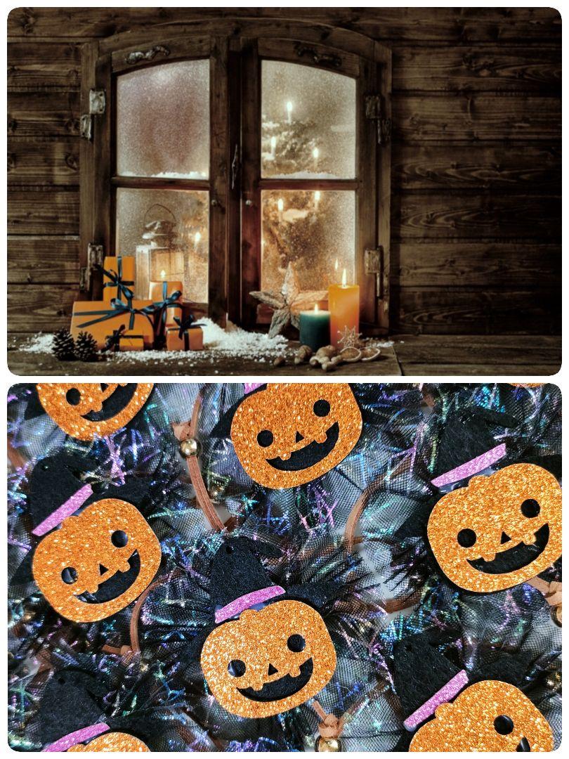 業務用フェルトトリミングチョーカー　キラキラハロウィン　ふわふわクリスマス