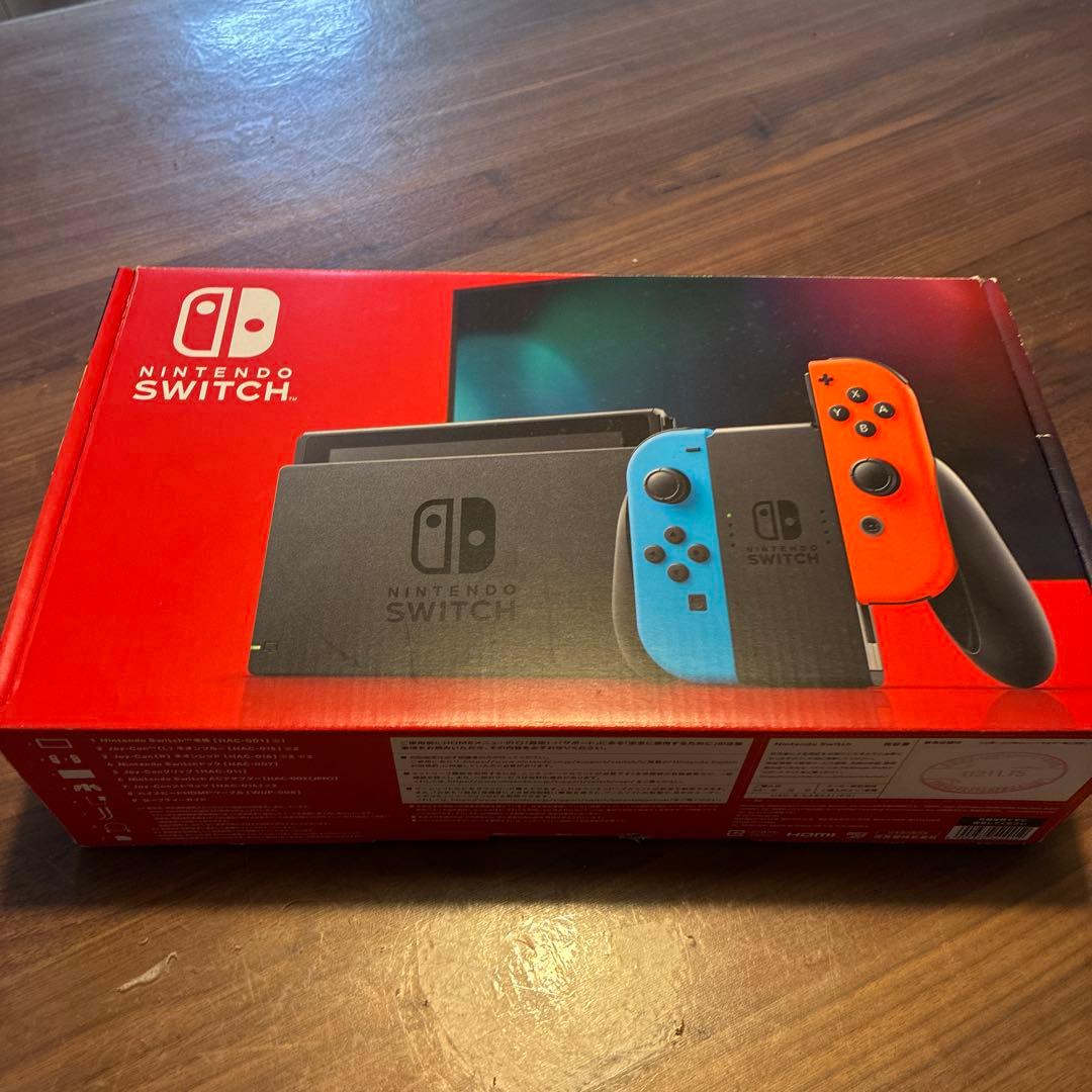 Nintendo Switch 本体 赤/青 ジョイコン付き 初期型 ジャンク - メルカリ
