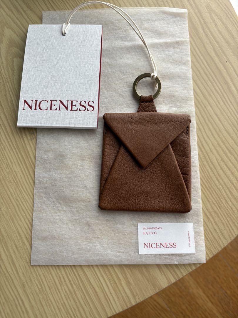 NICENESS FATS.G コインケース ナチュラル