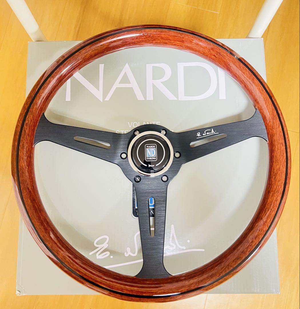 【大特価セール】NARDI ナルデイ　クラシックウッド　ステアリング　14インチ