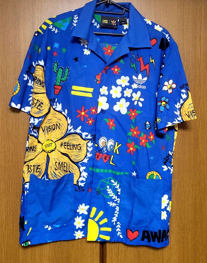 adidasOriginals　アディダスオリジナルス　アロハシャツ　メンズ　レ