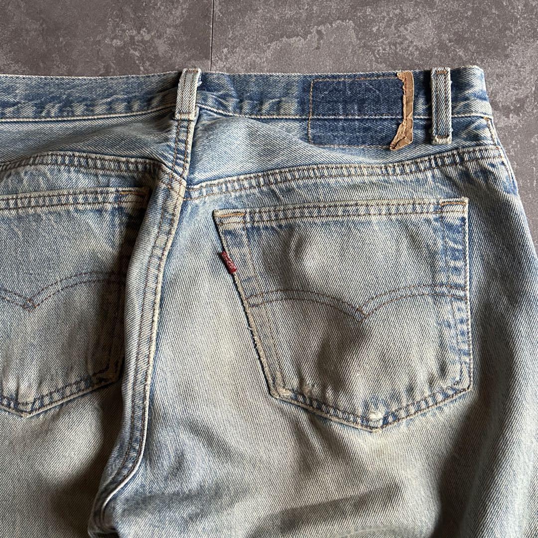80s Levi's 501 W31 USA製 ハチナナ グランジ ボロ パンツ
