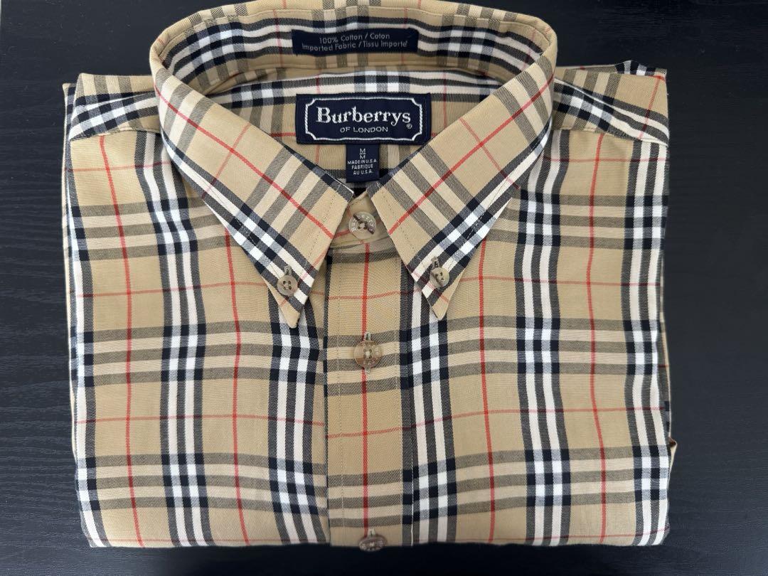 Burberry's 半袖チェックシャツ Mサイズ