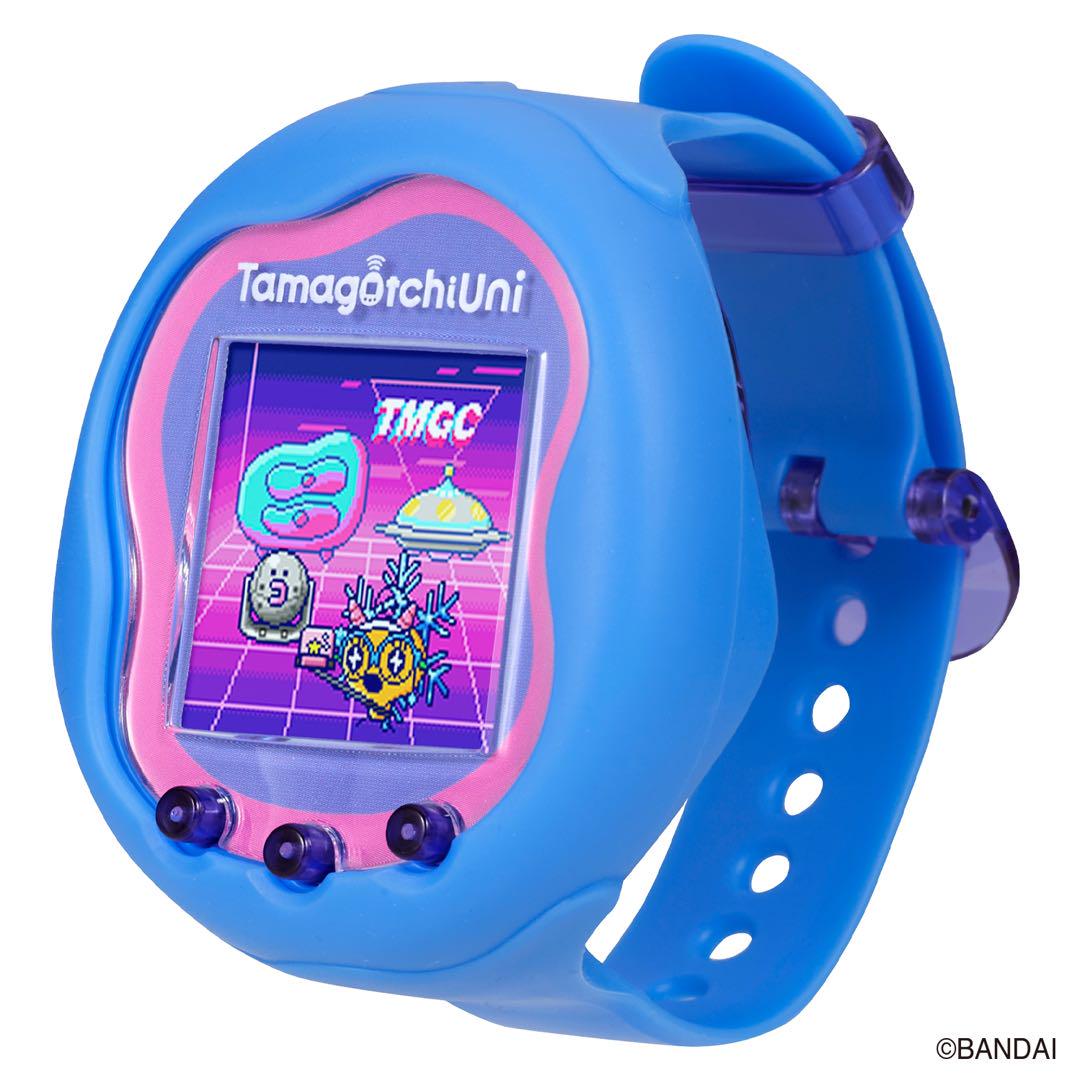 【美品】Tamagotchi Uni Blue Wi-Fi機能 サメ おまけ付き