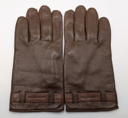 バーバリー / BURBERRY　レザー　革　茶　中古　管理№ 7644